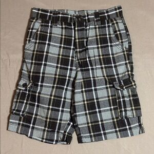 Boys Airwalk plaid shorts